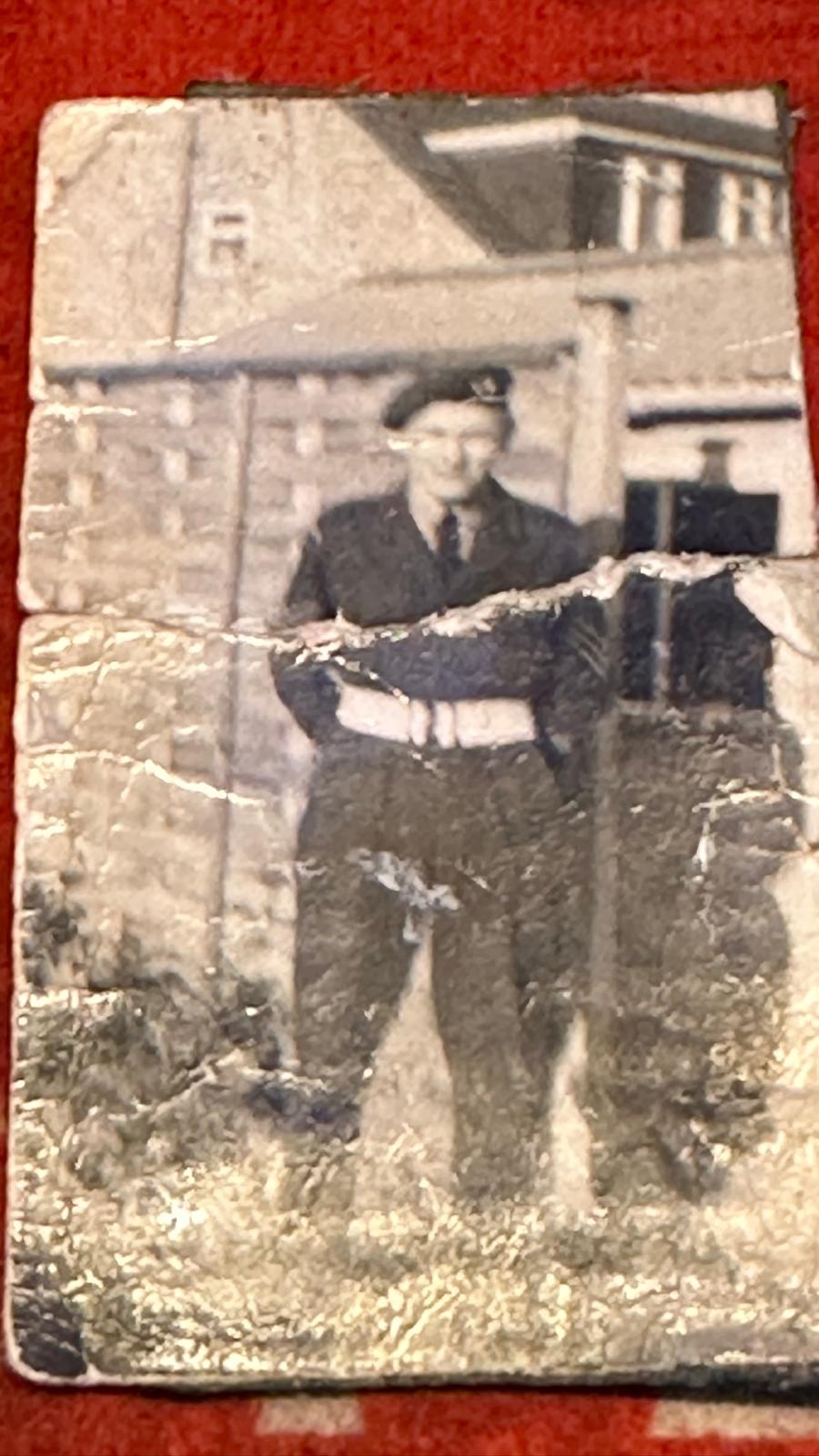 Chris photograph before restoration